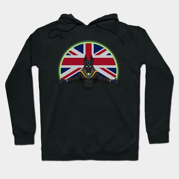 Anubis United Kingdom Hoodie by RampArt